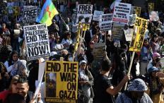 تظاهرات في عدة مدن أميركية تضامنا مع الشعب الفلسطيني ورفضا لاستمرار العدوان