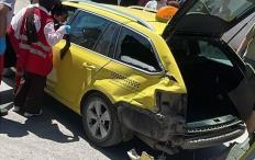 طولكرم: تضرر مركبة عمومية صدمتها آلية للاحتلال في ضاحية ذنابة