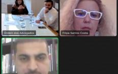 نقيب المحامين الفلسطينيين يجتمع بنظيرته البرتغالية
