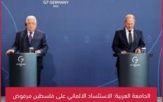 الجامعة العربية: الاستئساد الالماني على فلسطين مرفوض
