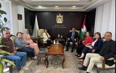 الاتحاد العام للمرأة الفلسطينية يبحث مع تلفزيون فلسطين تعزيز حضور المرأة في تغطية الانتخابات التشريعية