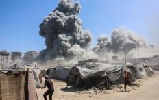 مصابون في قصف للاحتلال شرق مدينة غزة