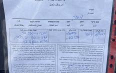 الاحتلال يخطر بوقف العمل في منازل ببلدات غرب رام الله
