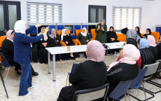 جمعية المرأة العاملة بالتعاون مع جمعية أنصار الانسان تنفذ ورشة توعوية حول إدارة الضغوط النفسية في نابلس