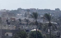مصابون في غارة على مسجد غرب مخيم النصيرات