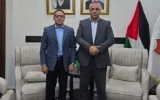 اللواء ناصر البوريني يستقبل القنصل المصري في رام الله محمد أبو جبل