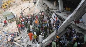 بنغلادش: انهيار مبنى يتسبب بمصرع 160 شخصًا