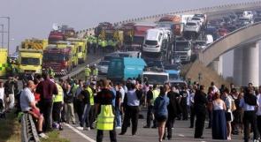 اصطدام أكثر من 130 سيارة في أكبر حادث مرور في بريطانيا