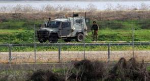 الاحتلال: إطلاق نار صوب قوة راجلة على حدود غزة