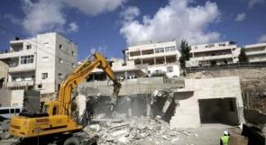 الاحتلال يهدم منزلا قيد الانشاء في بيت لحم
