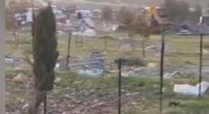 الاحتلال يهدم منشات في بلدة الزعيم في القدس