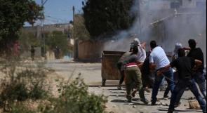 إصابتان بالرصاص المعدني خلال مواجهات مع الاحتلال في كفر قدوم