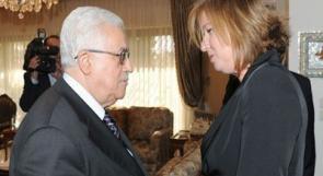 الرئيس عباس يلتقي تسيبي ليفني في عمان