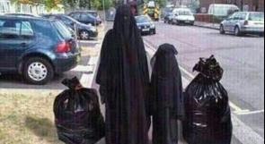 سياسي بلجيكي ينشر صورة امرأة منقبة وكيس قمامة ويطلب تحديد 5 فروق بينهما