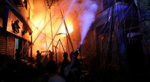 حريق يودي بحياة 69 شخصا في بنغلادش