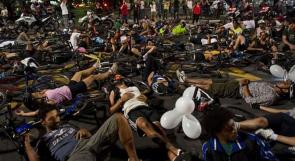 بالصور.. مظاهرة برازيلية بـ "العجلات"