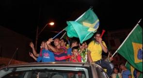 بالصور... احتفالات بفوز البرازيل في مدينة شفاعمرو