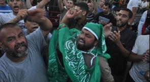 بالصور..الغزيون يحتفلون بانتصار المقاومة ووقف إطلاق النار
