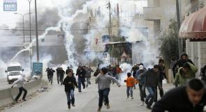 إصابات بالاختناق في مواجهات مع قوات الاحتلال جنوب بيت لحم
