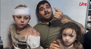 أحمد وأطفاله نجوا من الموت 3 مراتٍ بأعجوبة بسبب عدوان الاحتلال على غزة
