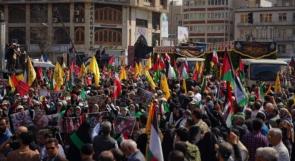 انطلاق مسيرات يوم القدس في إيران بالتزامن مع تشييع شهداء العدوان على القنصلية في دمشق
