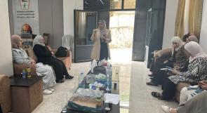جمعية المرأة العاملة الفلسطينية للتنمية تنظم لقاءً قانونياً توعوياً للنساء في عين عريك ضمن مشروع "SPEED"