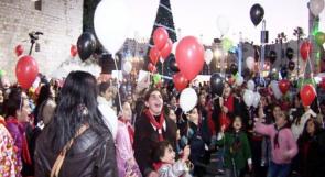 انطلاق مسيرة الأطفال الميلادية في بيت لحم
