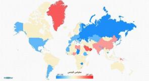 إنفوغرافيك.. خريطة الذكور والإناث في العالم