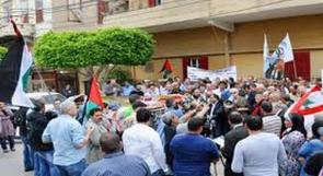 لبنان: اعتصام في مدينة صور تضامنا مع أسرى 'معركة الأمعاء الخاوية'