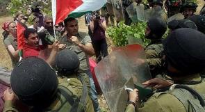 إصابات خلال قمع الاحتلال لمسيرة تضامنية مع الأسرى في بلدة بيت أمر