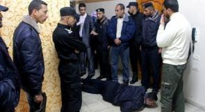 بالصور...غزة:قاتل المُسنة عوض الله يُثبت إدانته ويمثل مسرح الجريمة