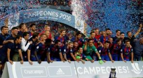 برشلونة يتوج بكأس السوبر الإسباني للمرة الـ 12 في تاريخه