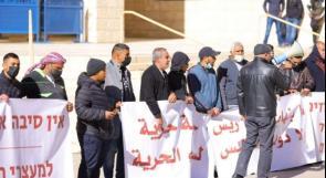 استمرار التظاهرات الاحتجاجية ضد الاعتقالات وتجريف الأراضي بالنقب