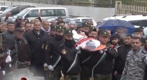 بالفيديو| تشيع جثمان الشهيد الاسير حسين عطا الله في نابلس