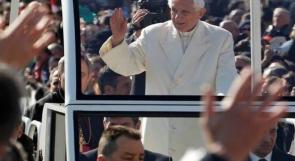 بالصور...البابا يلقي اخر خطبه في الفاتيكان