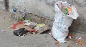 خاص لـ"وطن": بالفيديو.. غزة: حارة "الجولاني".. تفاقم أزمة النفايات