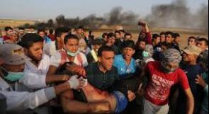 شهيد و730 اصابة حصيلة جمعة "النذير" في قطاع غزة