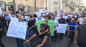 يافا:مظاهرة احتجاجا على عنف الشرطة ضد العرب