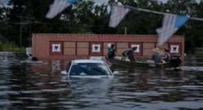 11 قتيلا و40 ألف منزل متضرر في الفيضانات في ولاية لويزيانا الأمريكية