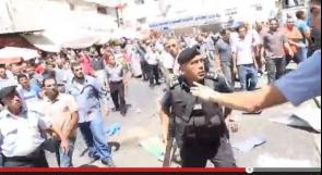 إدانات بعد اعتداء رجال الأمن على مراسل 'وطن' في رام الله