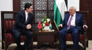 الرئيس عباس يستقبل وزير الخارجية المغربي