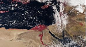 ما هو سر ظهور النيل باللون الأحمر من الفضاء؟