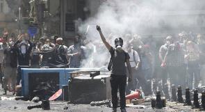 الأمن التركي يفرق المتظاهرين بالقوة واستخدام الغاز المسيل