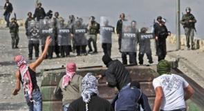 عشرات الإصابات بمواجهات مع الاحتلال شمال القدس