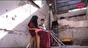 أم الجود.. أمومة تواجه قسوة الشتاء في غرفة من الشوادر والصفيح في غزة