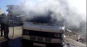 دفاع مدني بيت لحم يخمد حريق مركبة في الدوحة