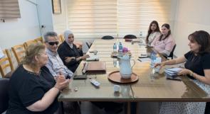 جمعية المرأة العاملة الفلسطينية للتنمية تبحث تعزيز التعاون مع جمعية فلسطين للمكفوفين