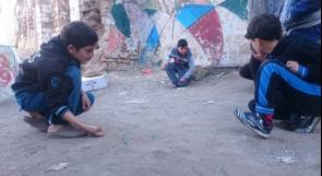 خاص لـ"وطن": بالفيديو.. "القلول".. ملجأ أطفال غزة للهو والمنافسة