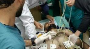 فيديو: نقل الصحفي الجريح أبو حسين الى مشفى "تل هشومير"