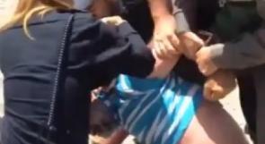 فيديو.. شرطة الاحتلال "تتمرجل " على مسن فلسطيني" في القدس